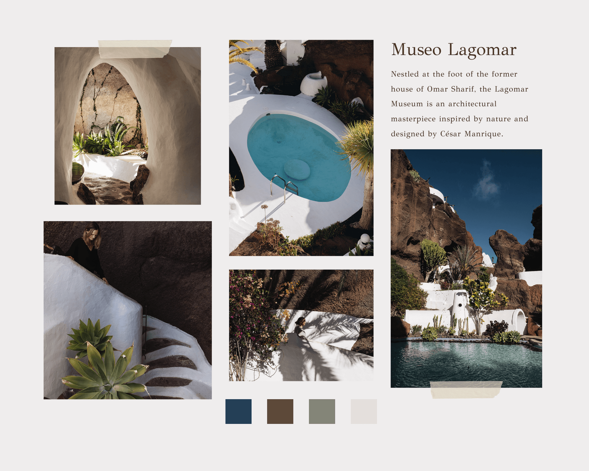 César Manrique Collage