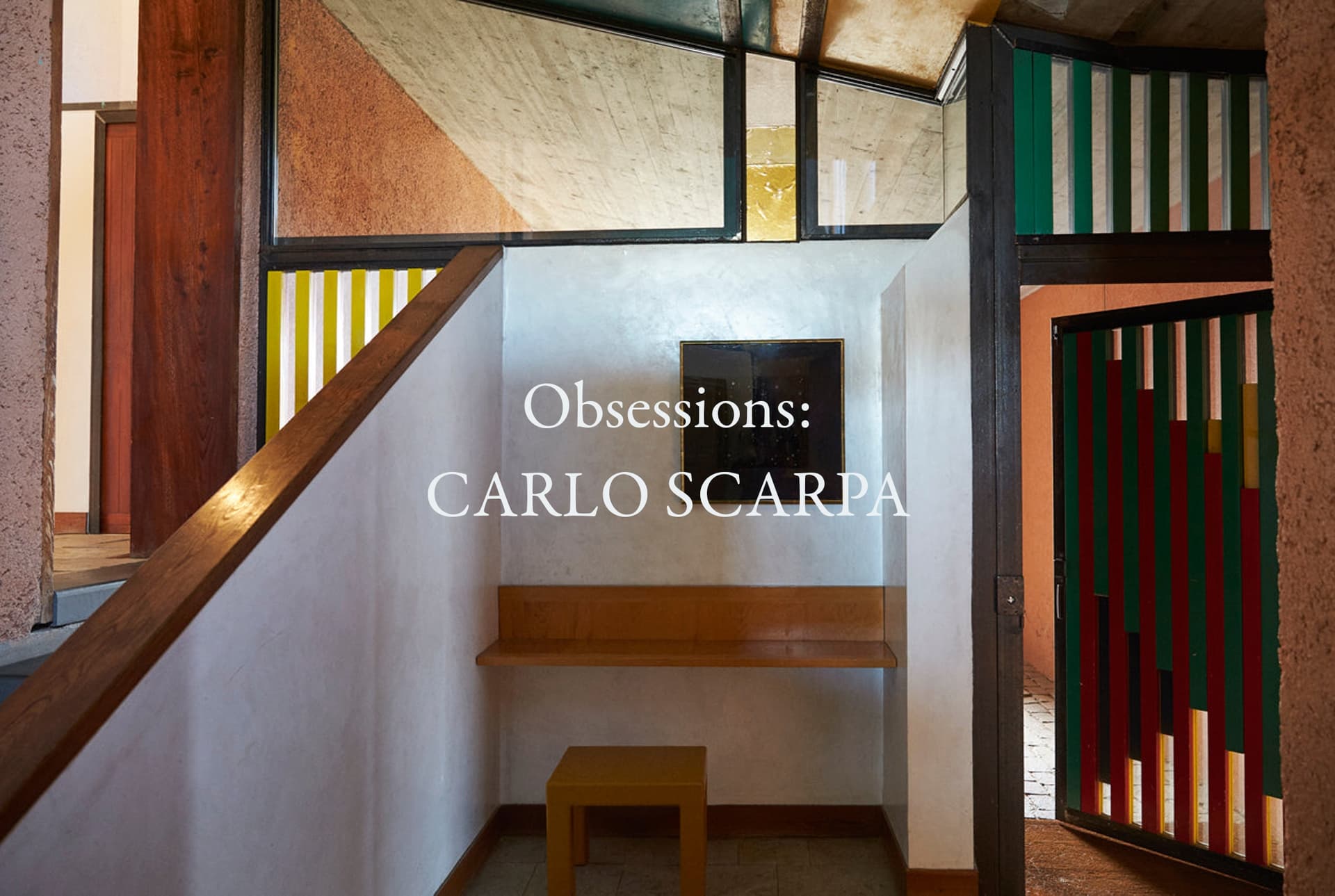 An image of the interior of a colorful house.