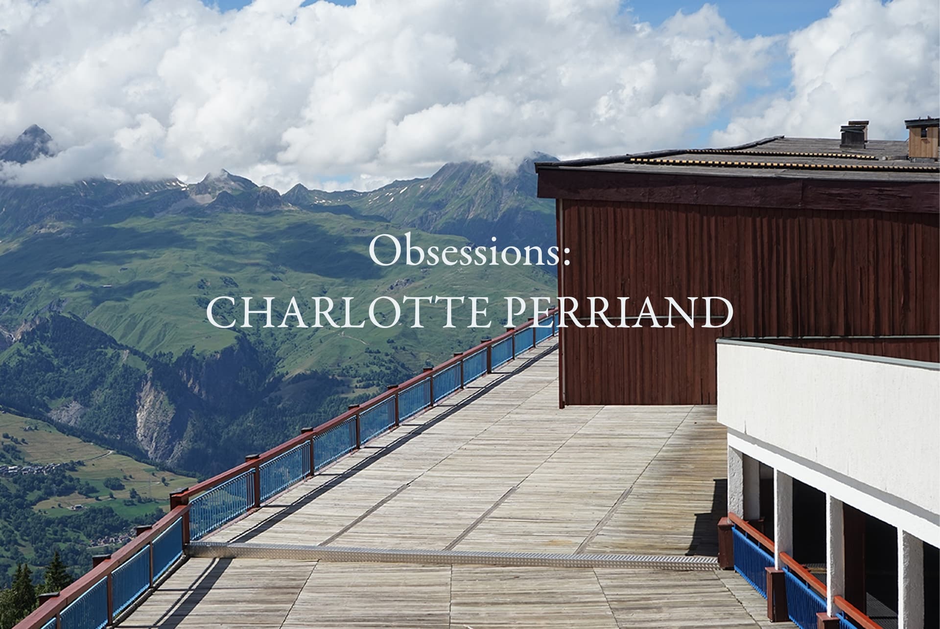 A scenic landscape with a balcony overlooking it.