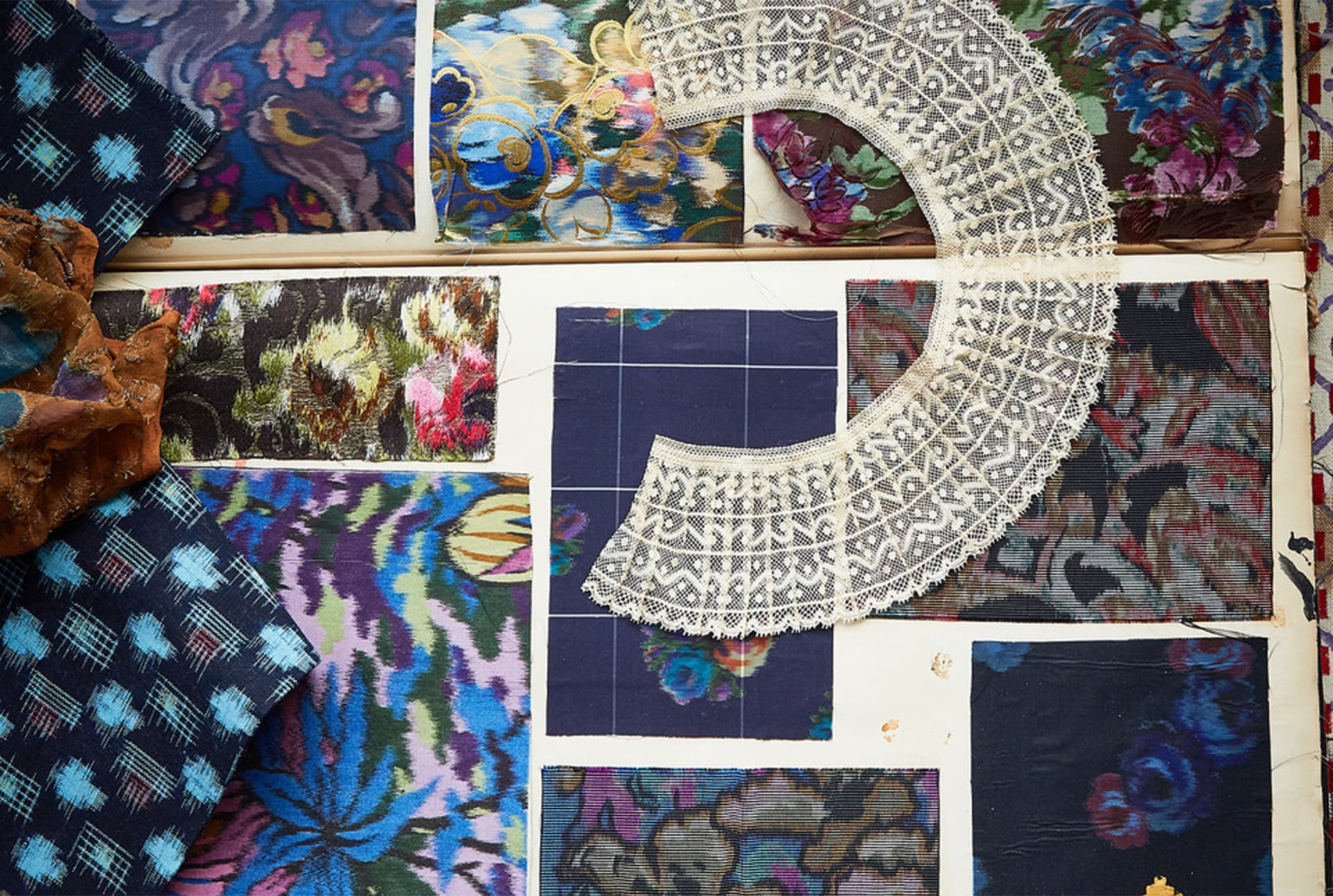 Numerous art and textiles.