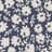 Navy Floral Stamp swatch