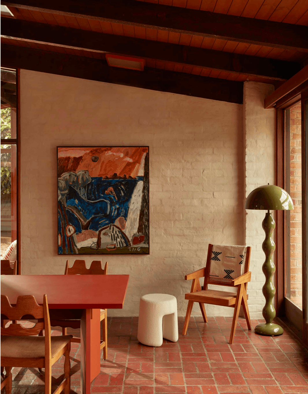 Mid-century Home of Sean Fennessy and Jessica Lillico by Adriana Hanna